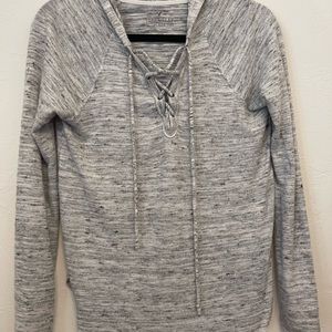 AE sz S soft & sexy hoodie with tie